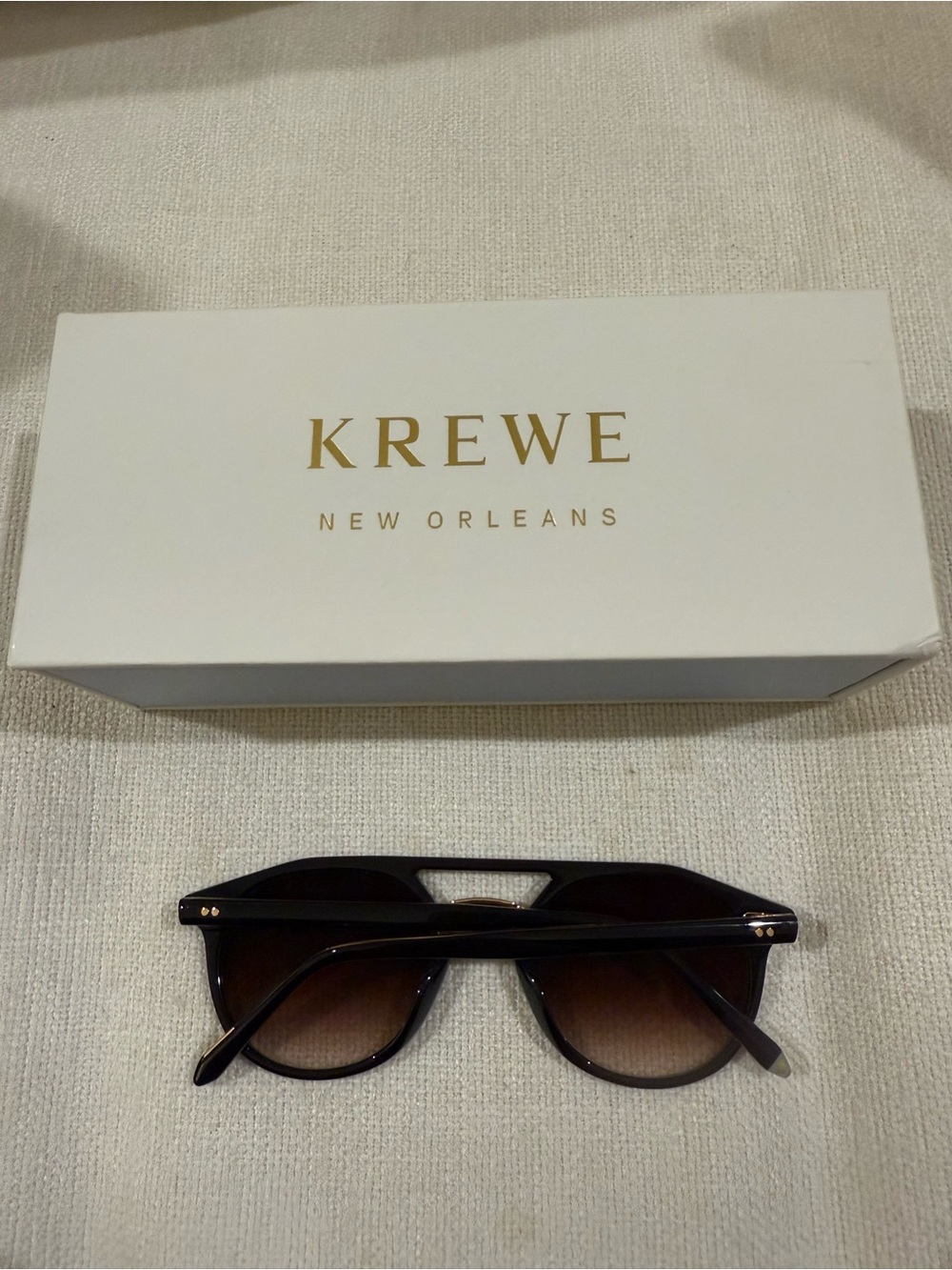 KREWE MARKLE - Black + Black Tea 18K - Picture 2 of 3